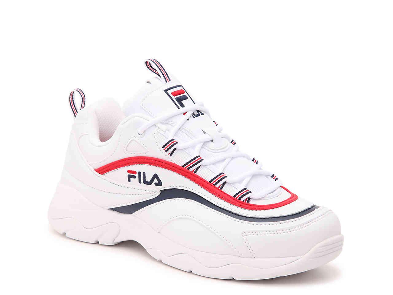 fila ray sneakers white