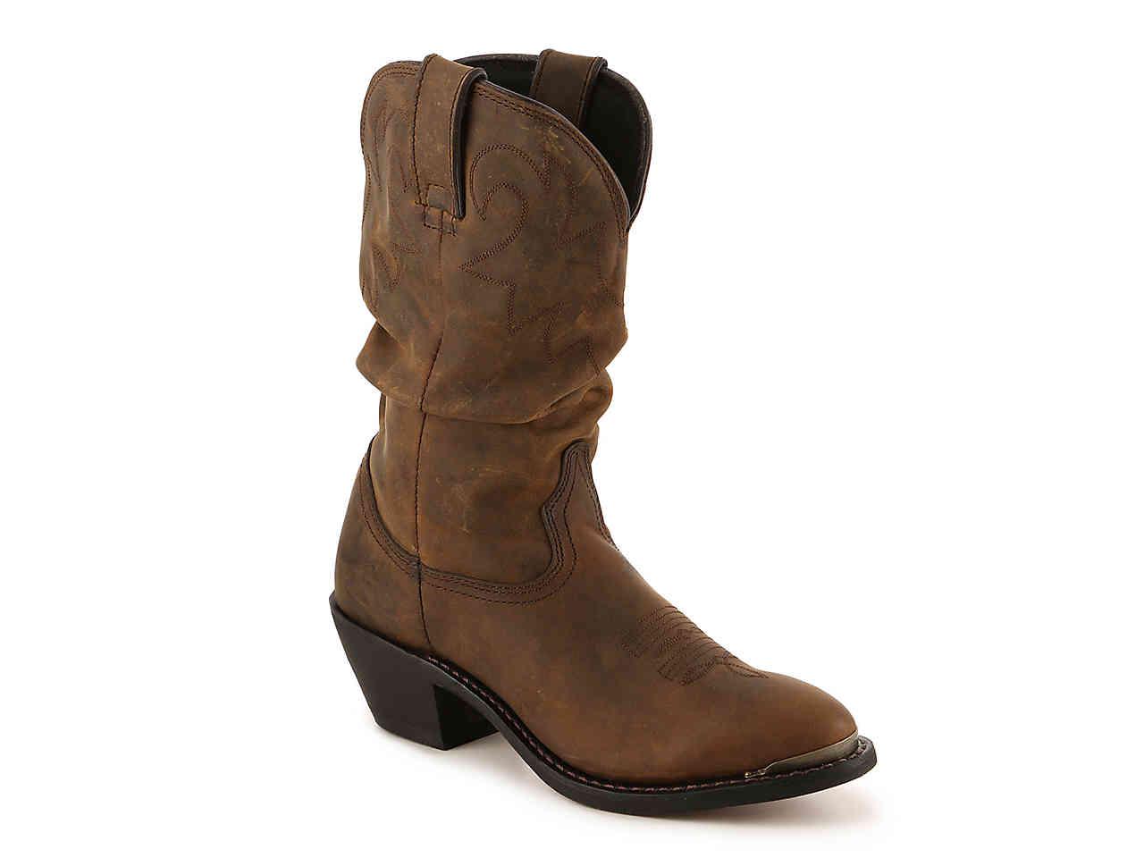 brown slouch riding boots