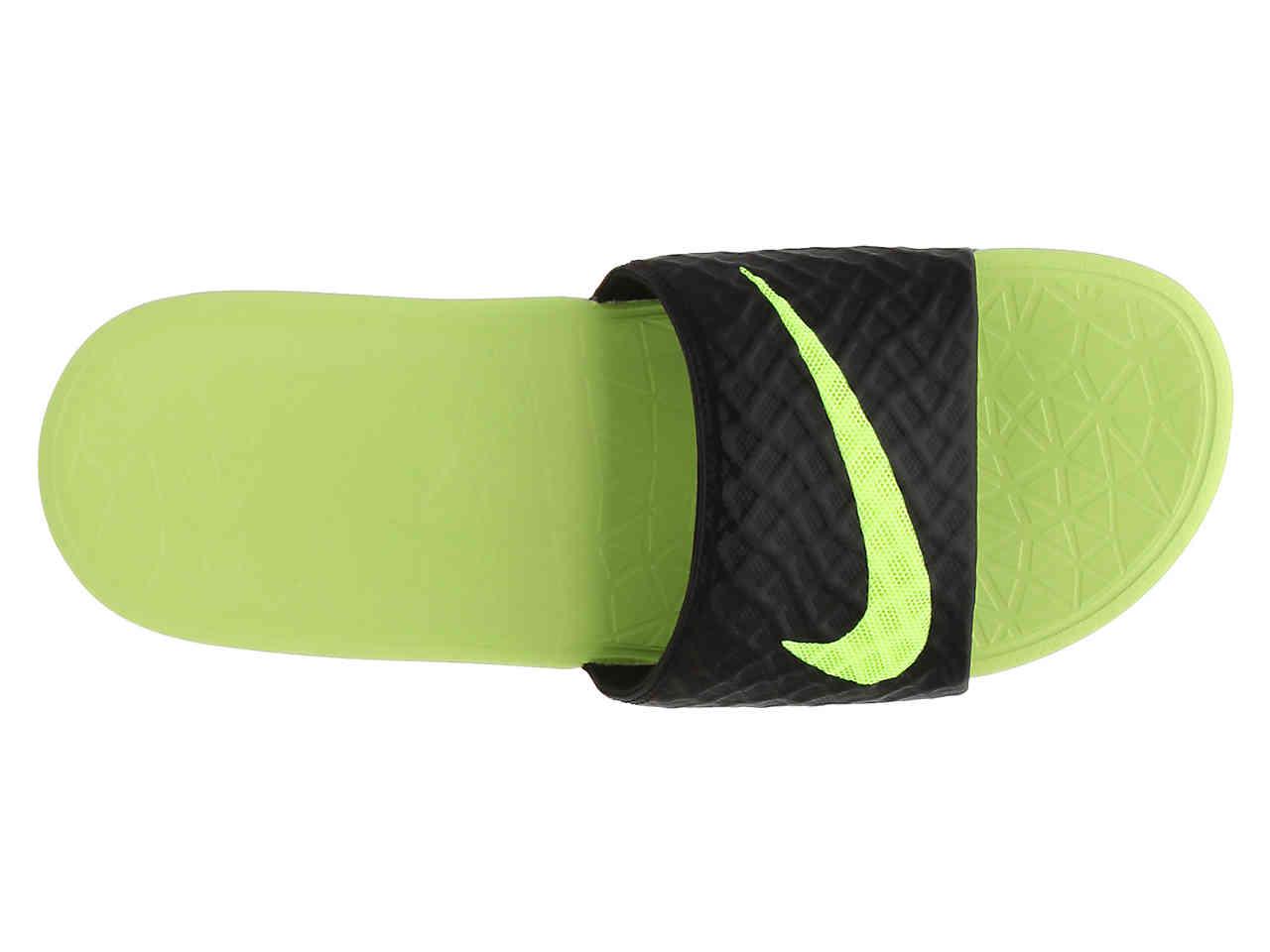val Formulering bovenste Nike Benassi Solarsoft 2 Slide Sandal in Green for Men | Lyst