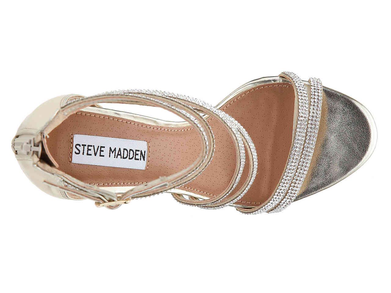 steve madden fiffi sandal silver