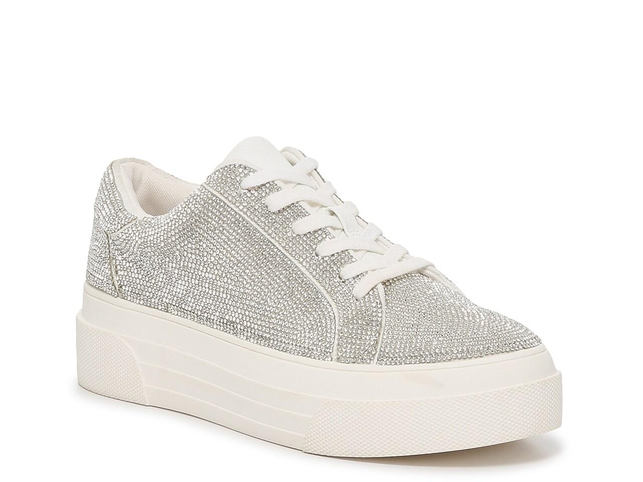 Jessica Simpson Cherello Platform Sneaker in White | Lyst