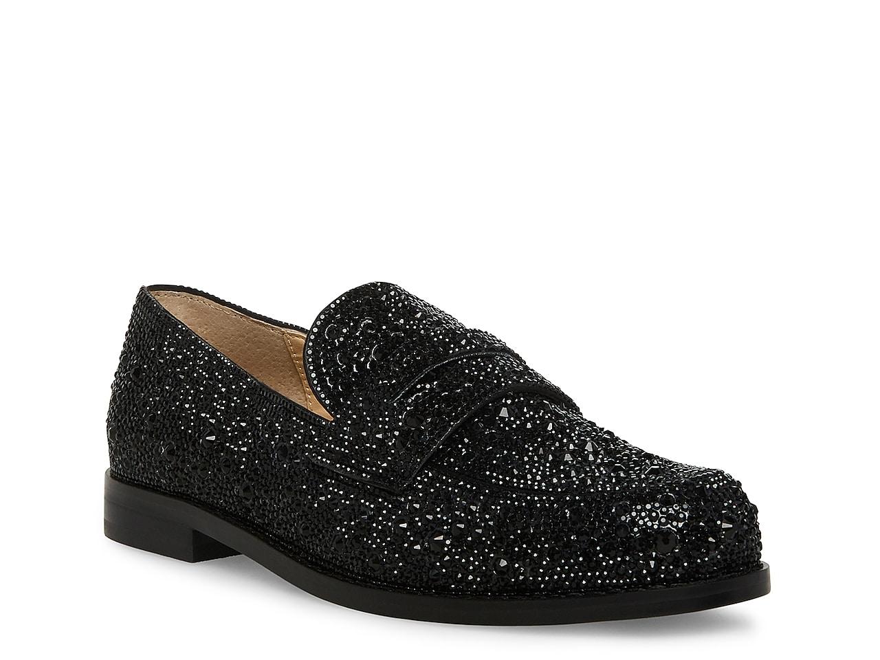 Betsey Johnson Aron Loafer in Black | Lyst