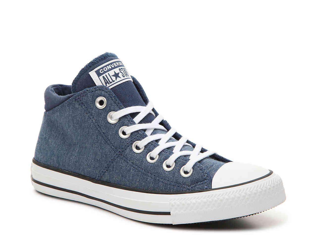 perforere i dag solidaritet Converse Chuck Taylor All Star Madison Mid-top Sneaker in Blue | Lyst