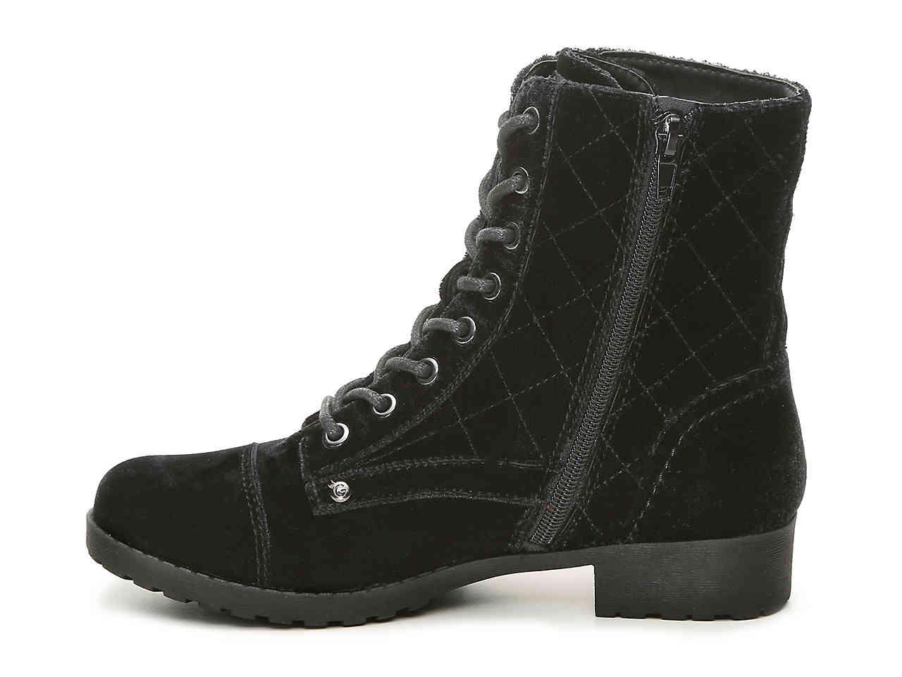 guess black boots dsw