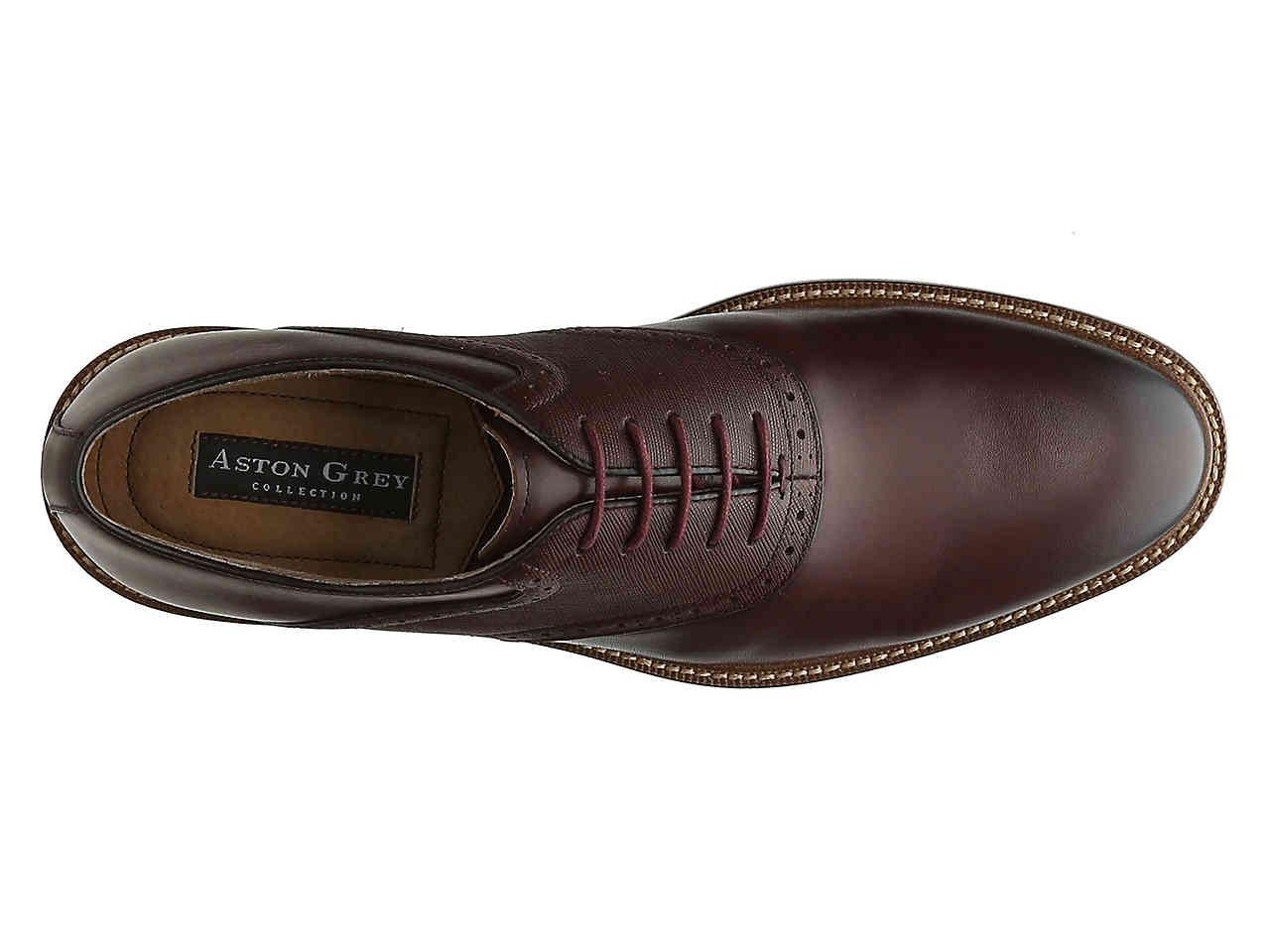 aston grey ybilia saddle oxford