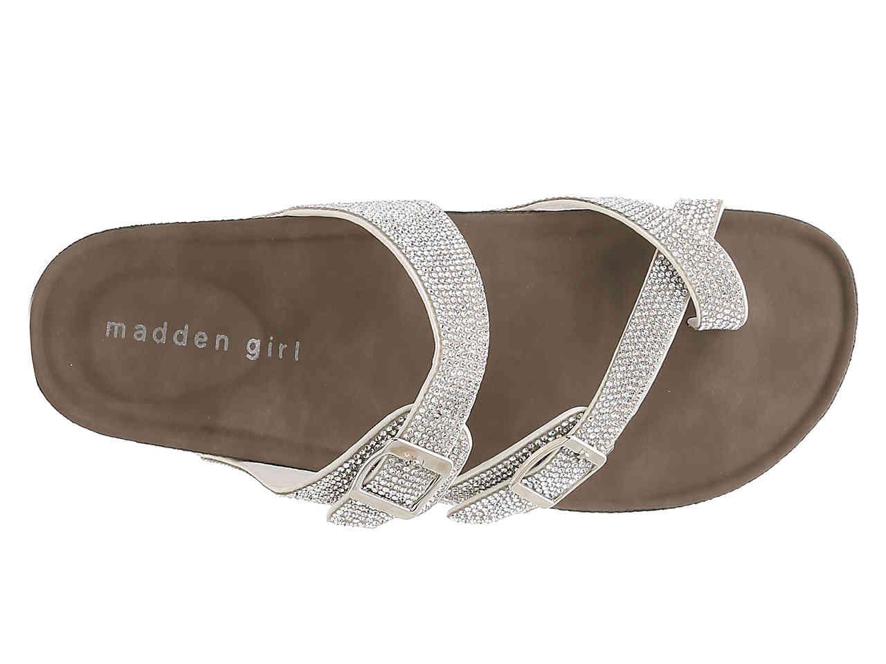 Madden Girl Bryceee Sandal in Pewter Metallic (Metallic) - Save 34% - Lyst