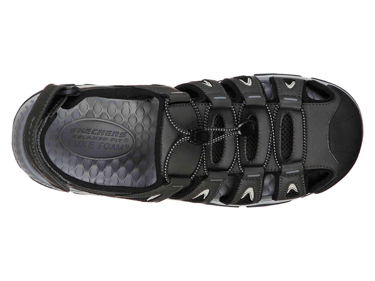 skechers relaxed fit tresmen outseen fisherman sandal