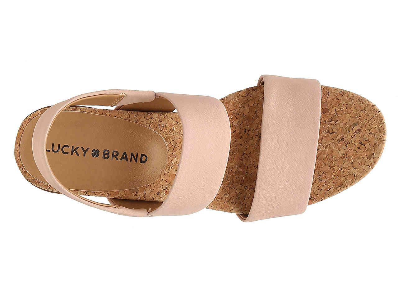 Lucky Brand Jobina Sandal in Dusty Pink 