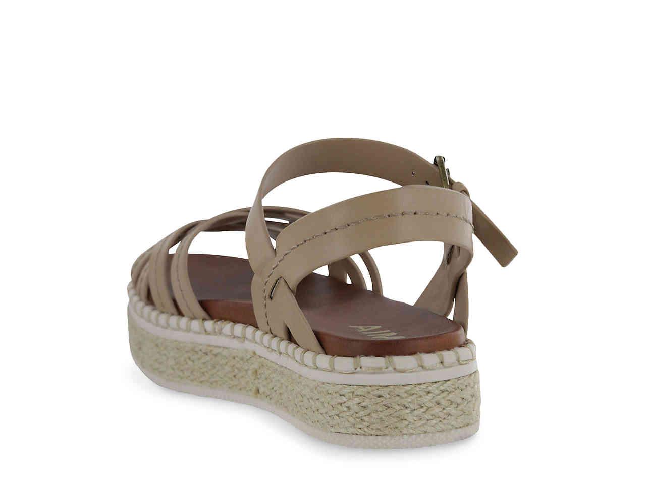 mia virginia espadrille platform sandal