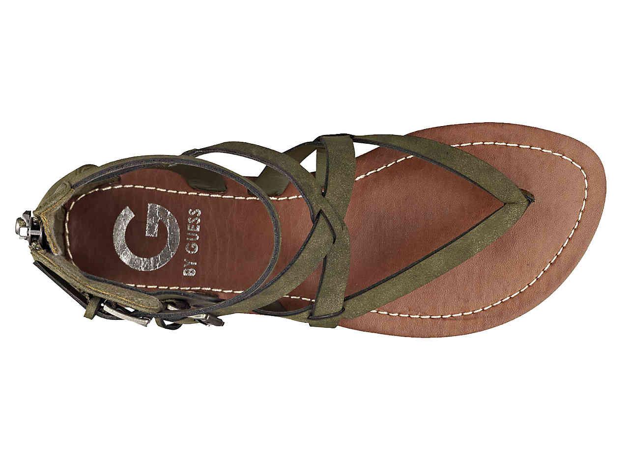 dsw olive green sandals