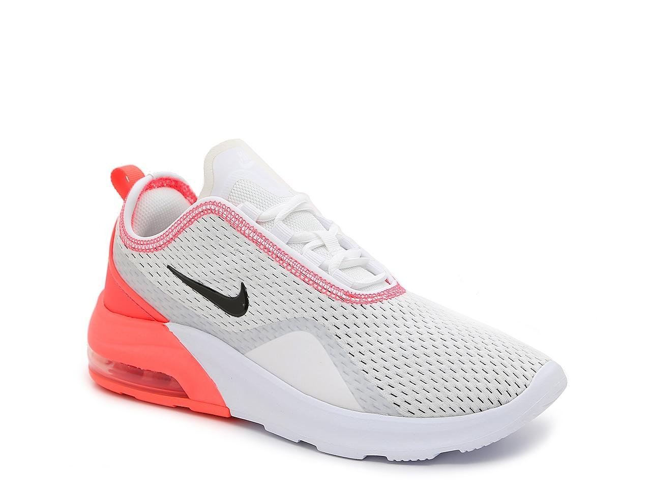 Nike Synthetic Air Max Motion 2 Sneaker in White/Orange (White) - Lyst