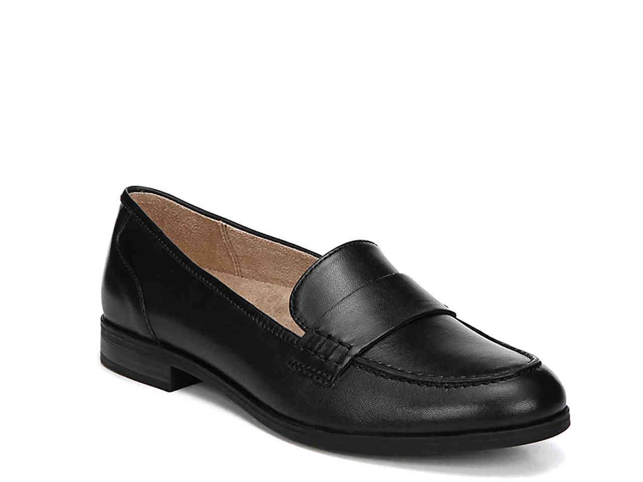 Naturalizer Leather Milo Penny Loafer in Black Leather (Black) - Lyst