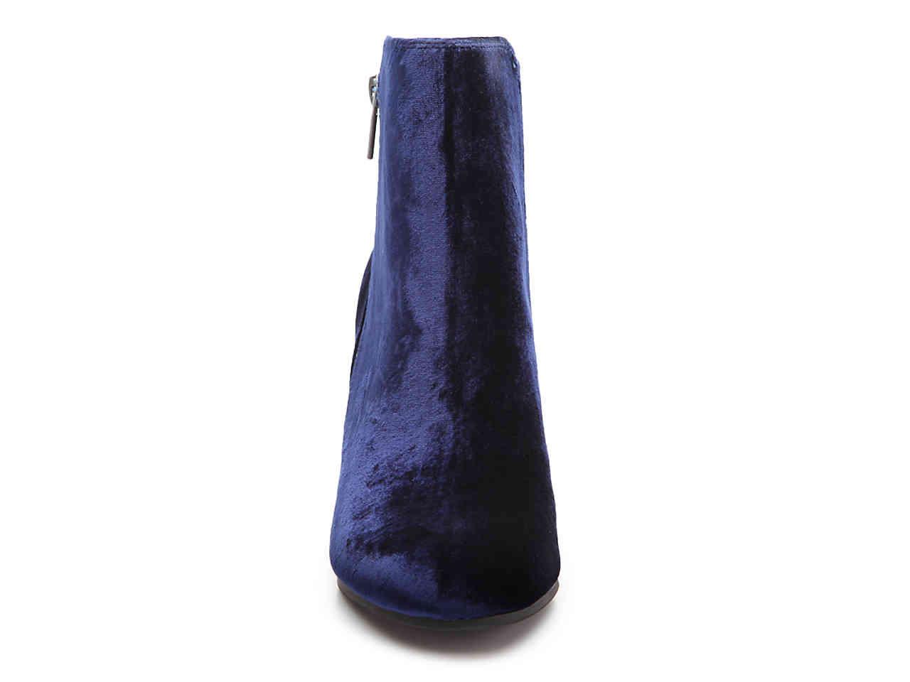 lucky brand navy blue booties