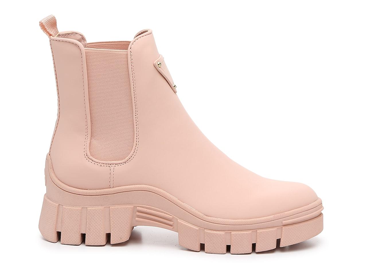 pink guess boots