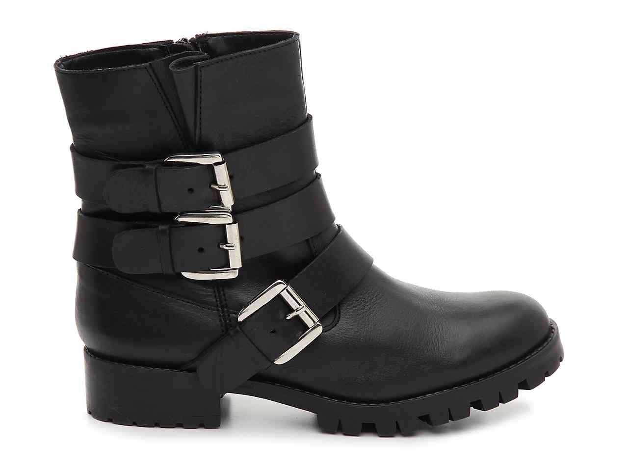 steve madden ming motorcycle bootie