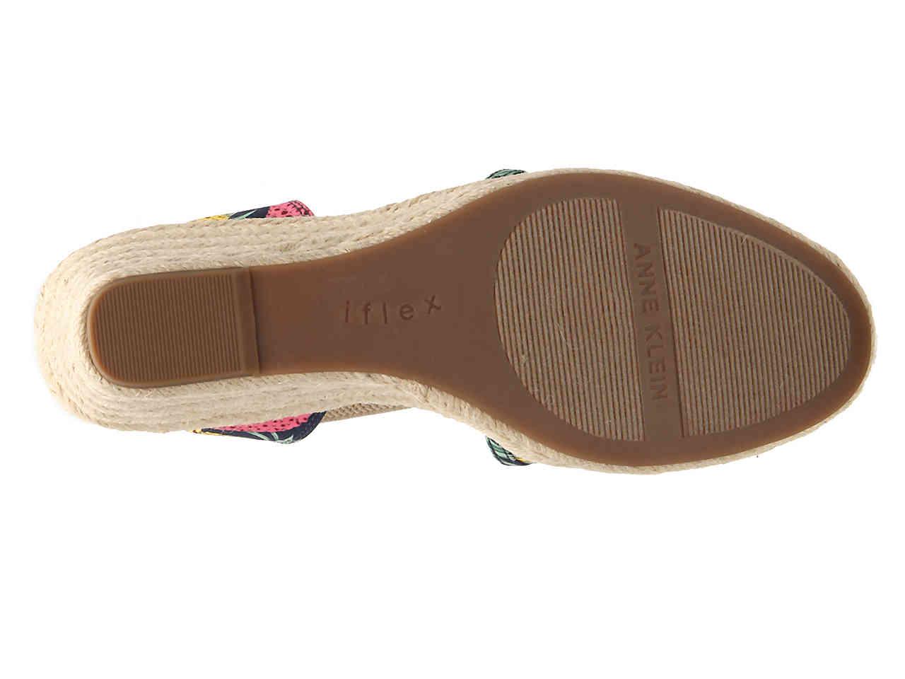 anne klein abril espadrille wedge sandal