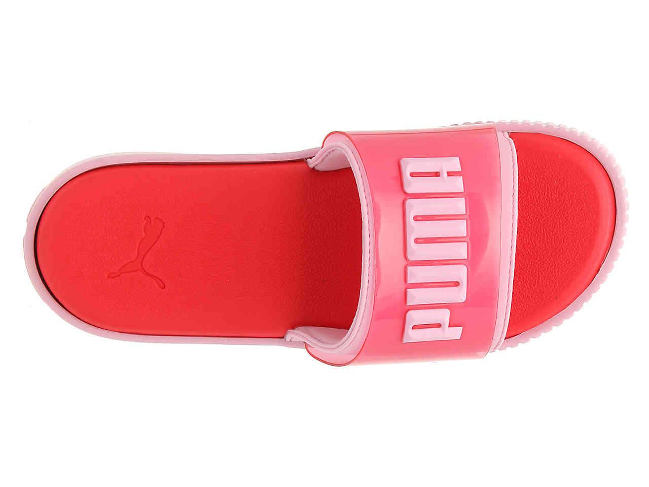 PUMA Platform Slide Sandal in Pink/Coral (Pink) - Lyst