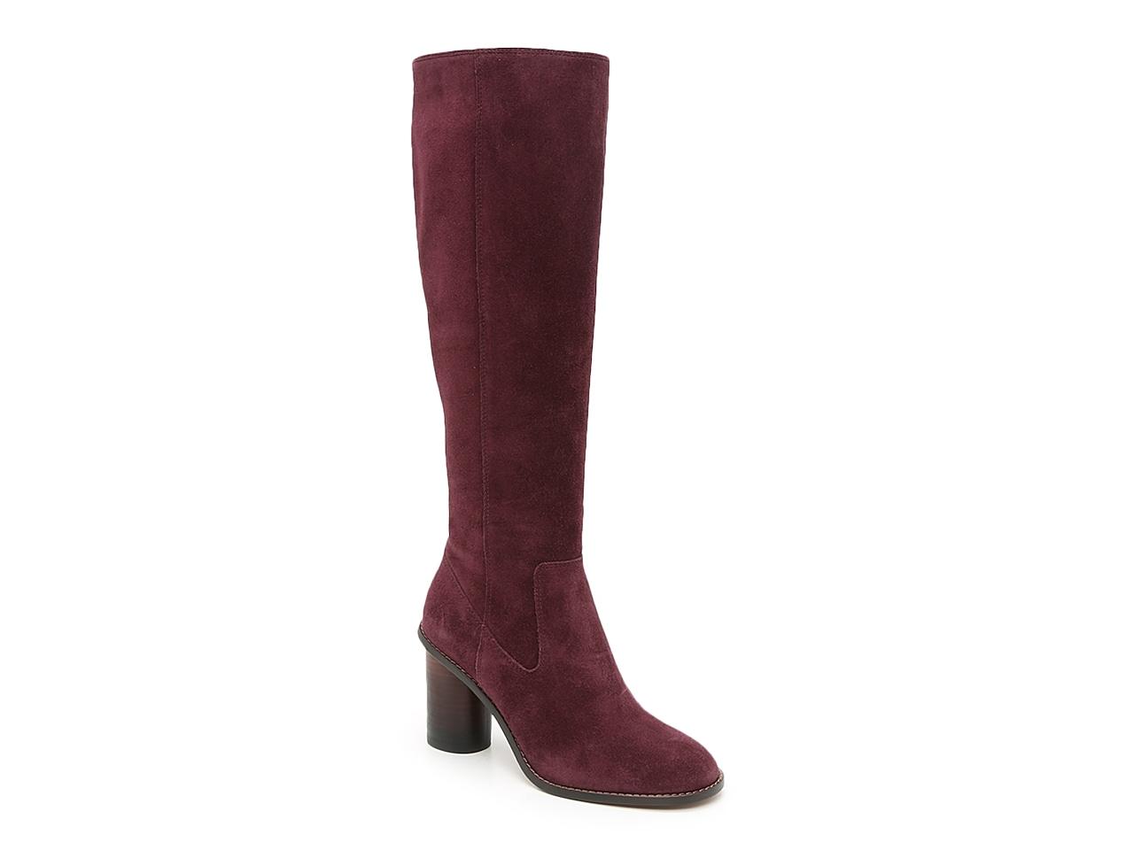 coach burgundy boots