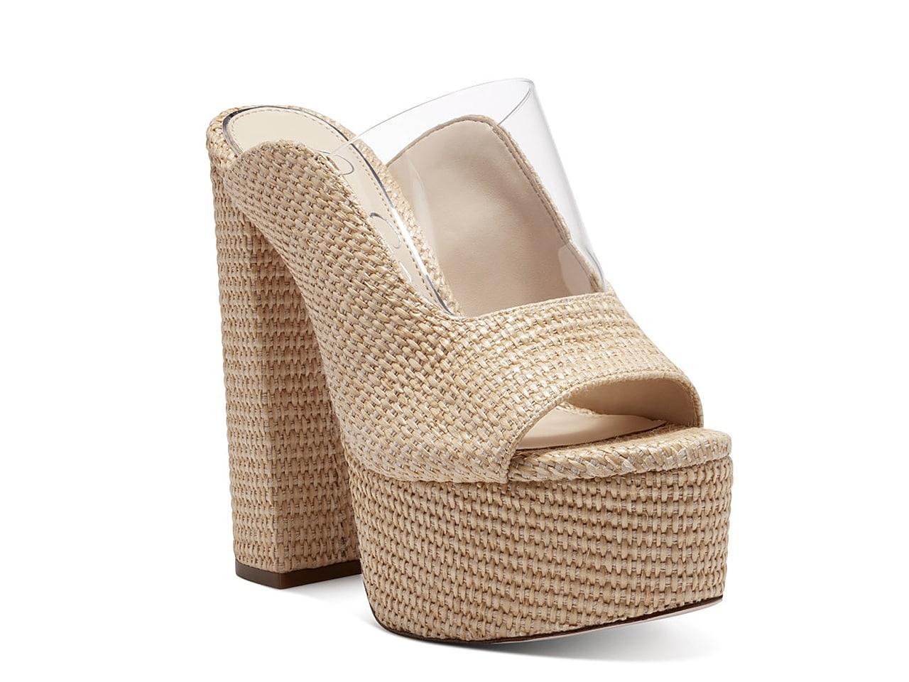Jessica Simpson Synthetic Annalyn Platform Sandal in Light Brown (Brown) |  Lyst