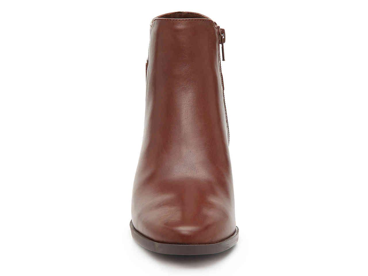 anne klein jaysie leather booties