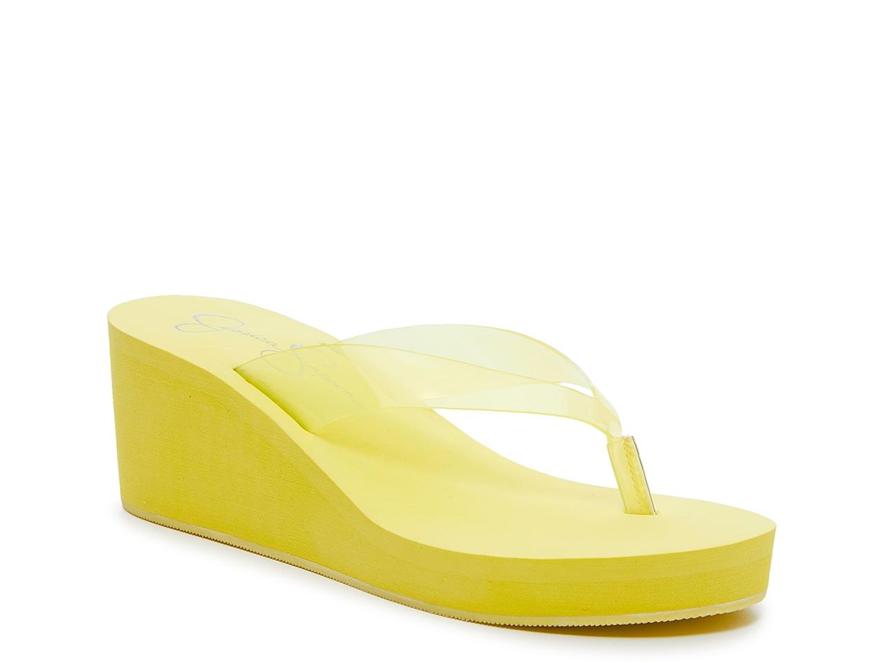 stilla platform wedge flip flop jessica simpson