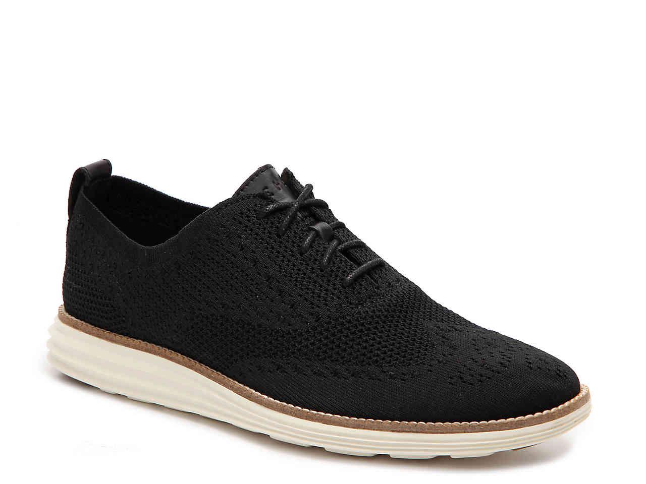 Cole Haan Synthetic Original Grand Stitchlite Wingtip Oxford in Black ...