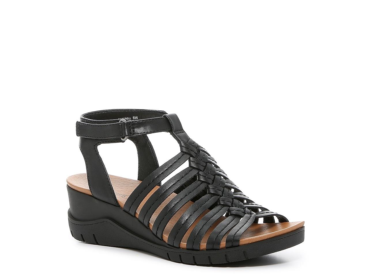 Baretraps Cantrell Wedge Sandal In Black Lyst