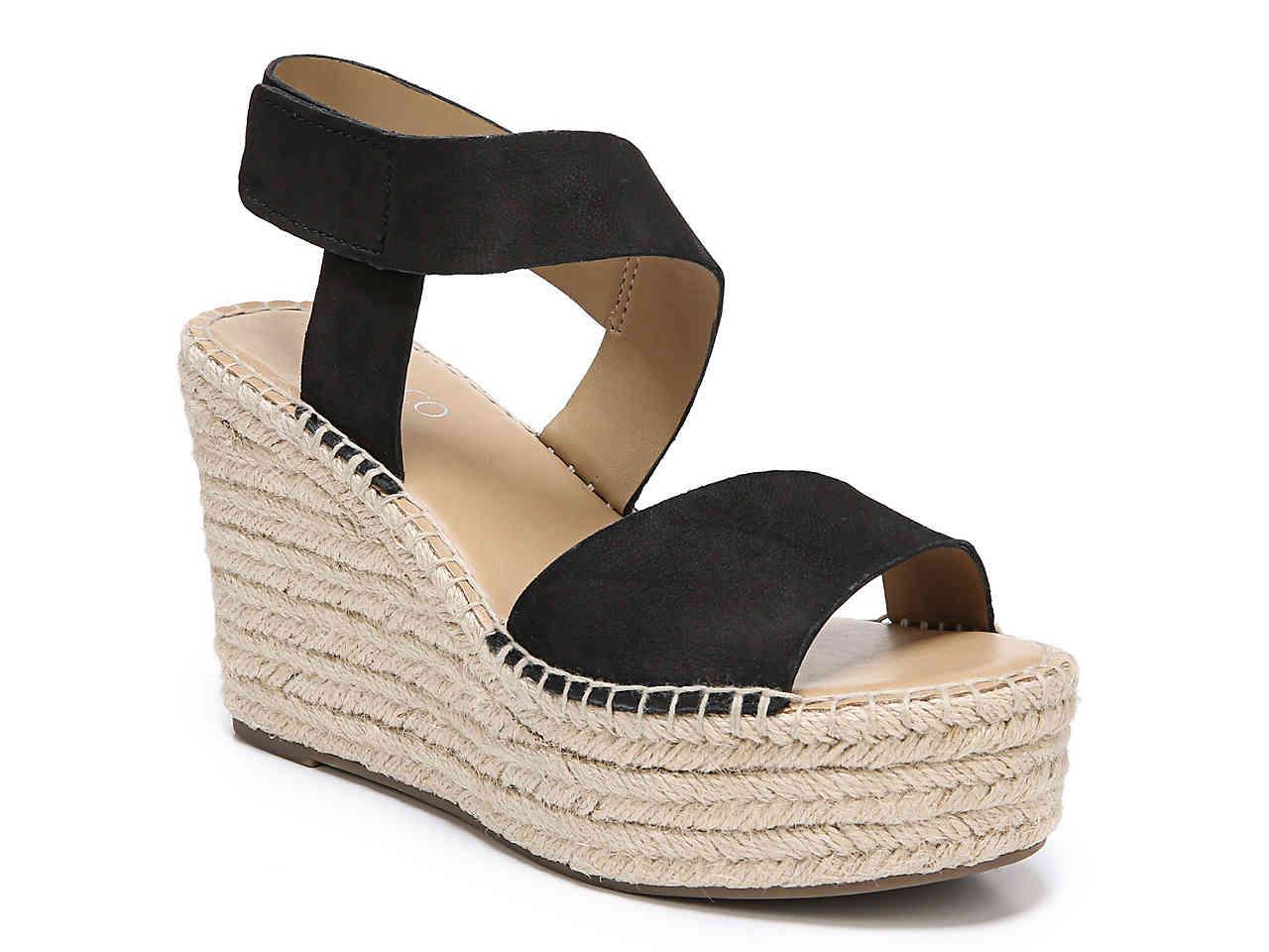 franco sarto takara espadrille wedge sandal