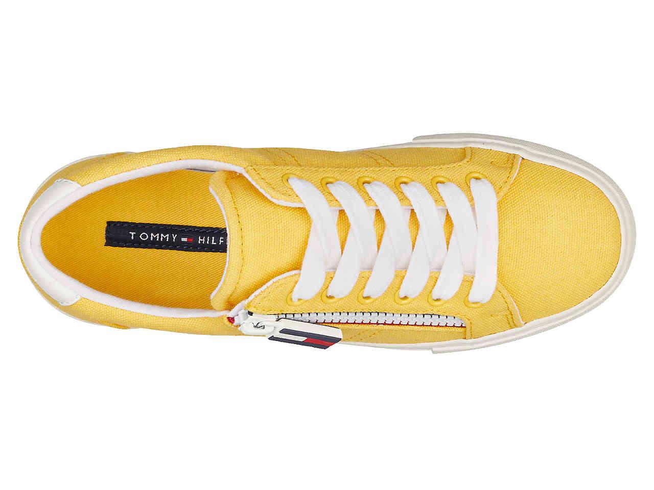 Tommy Hilfiger Canvas Paskal Sneaker in Yellow Lyst