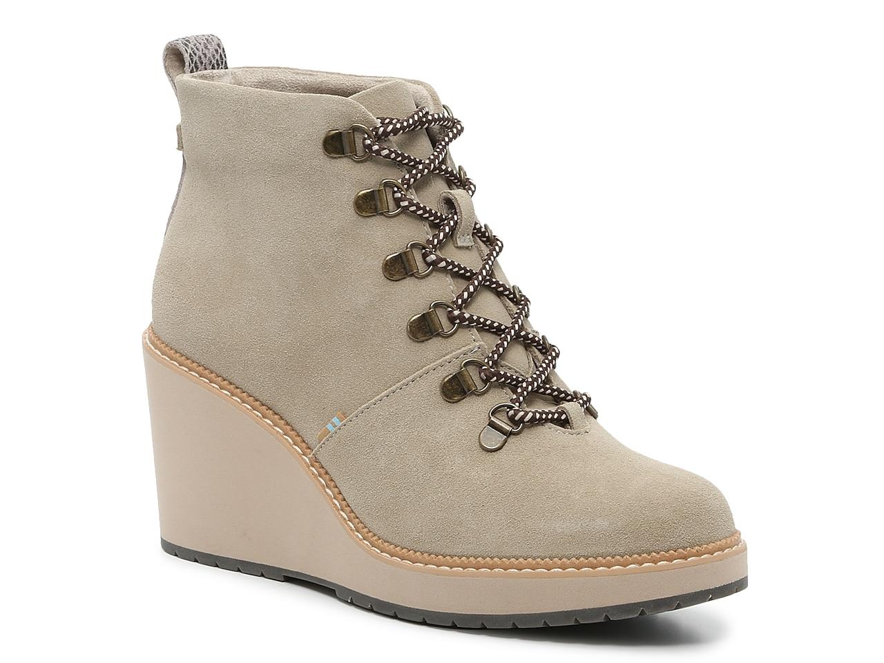 toms melrose wedge boot