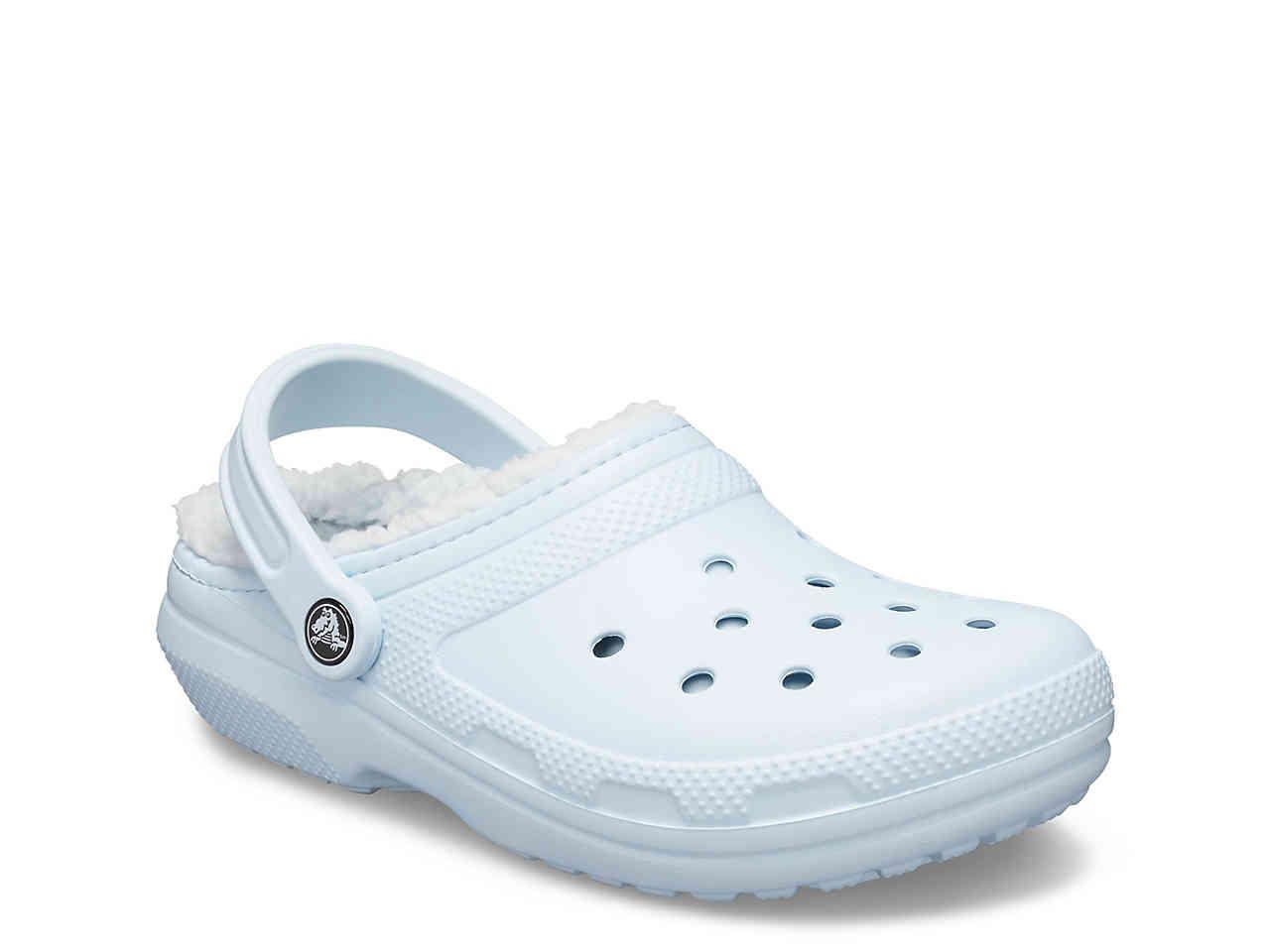 pale blue crocs