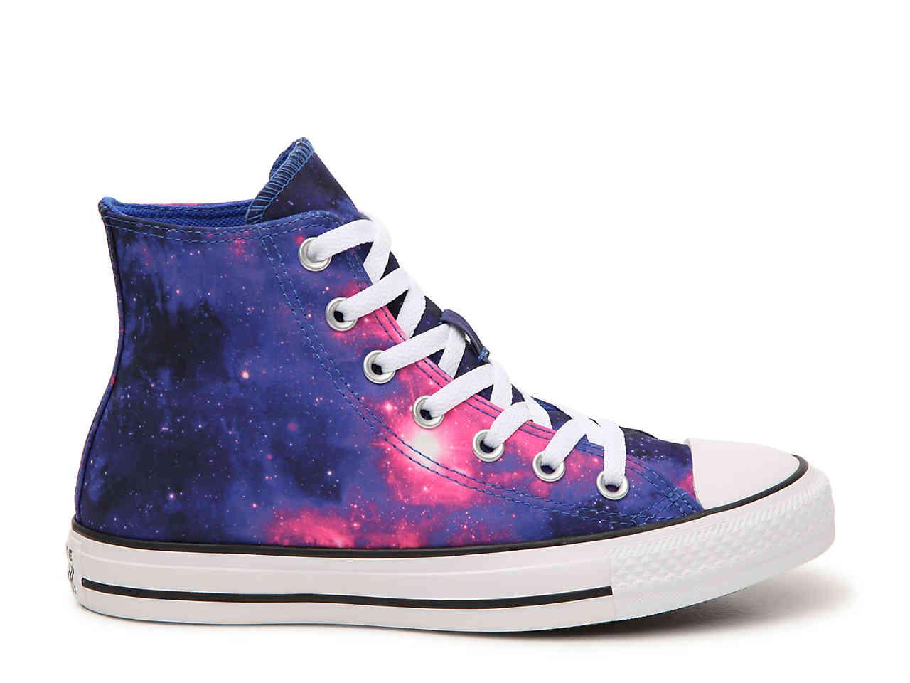 Converse Chuck Taylor All Star Galaxy High-top Sneaker in Blue | Lyst