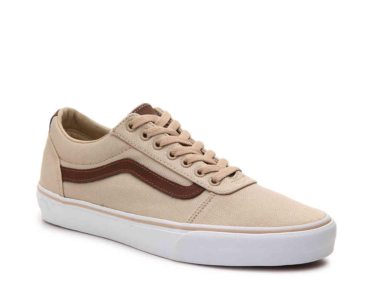 Vans Canvas Ward Sneaker in Tan/Dark Brown (Brown) for Men - Lyst