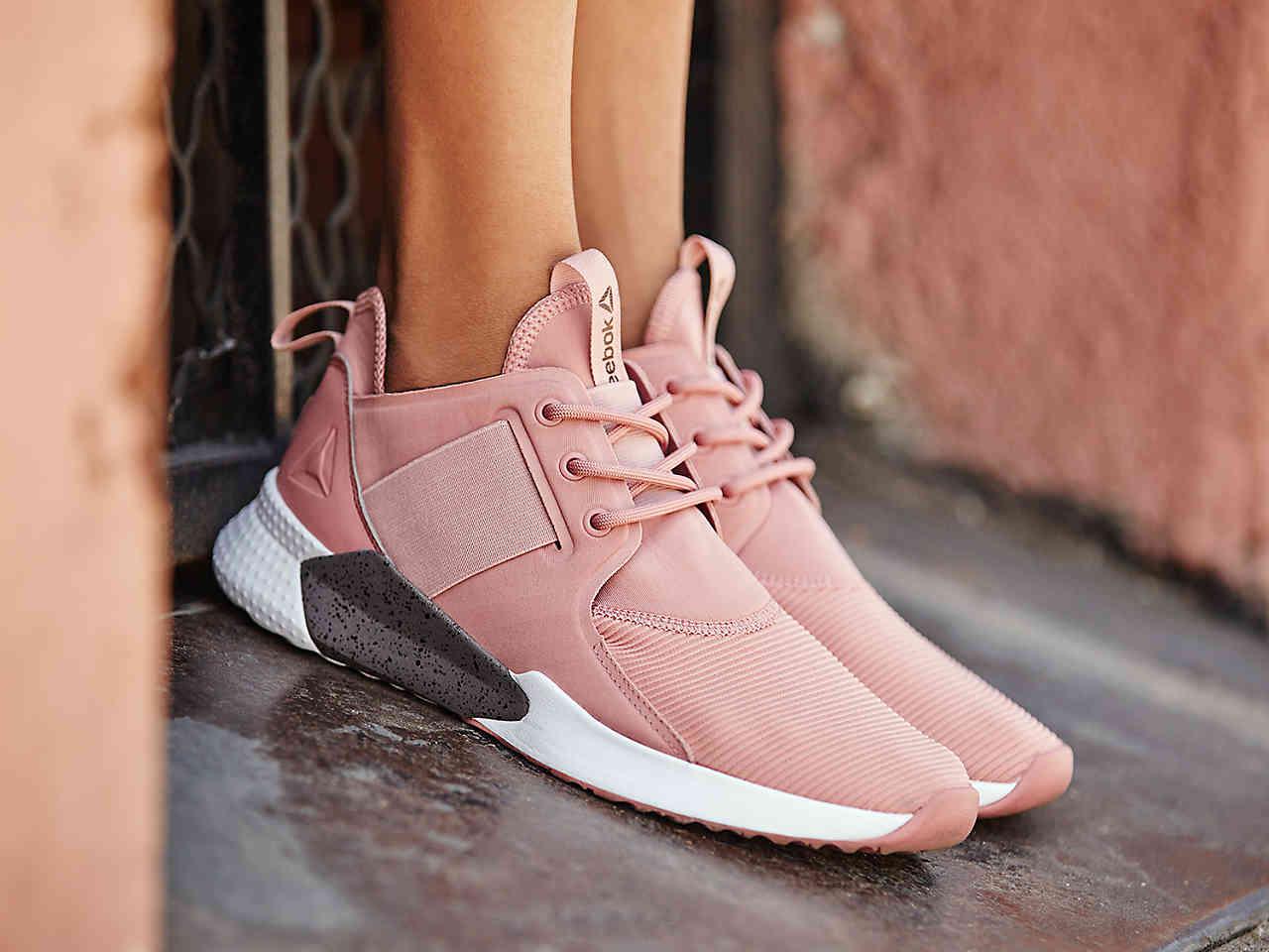 reebok blush sneakers