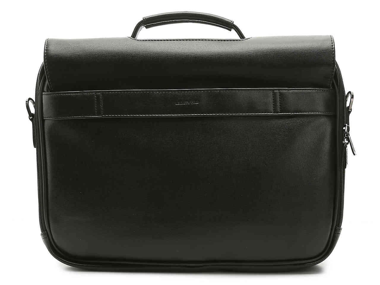 Cole Reaction Encased Leather Messenger Bag in Black for Men Lyst