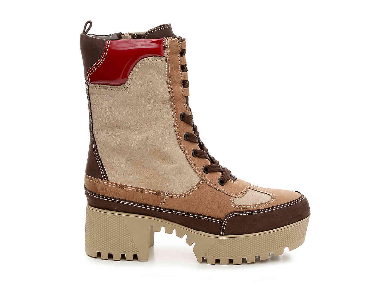 bamboo powerful platform combat boot