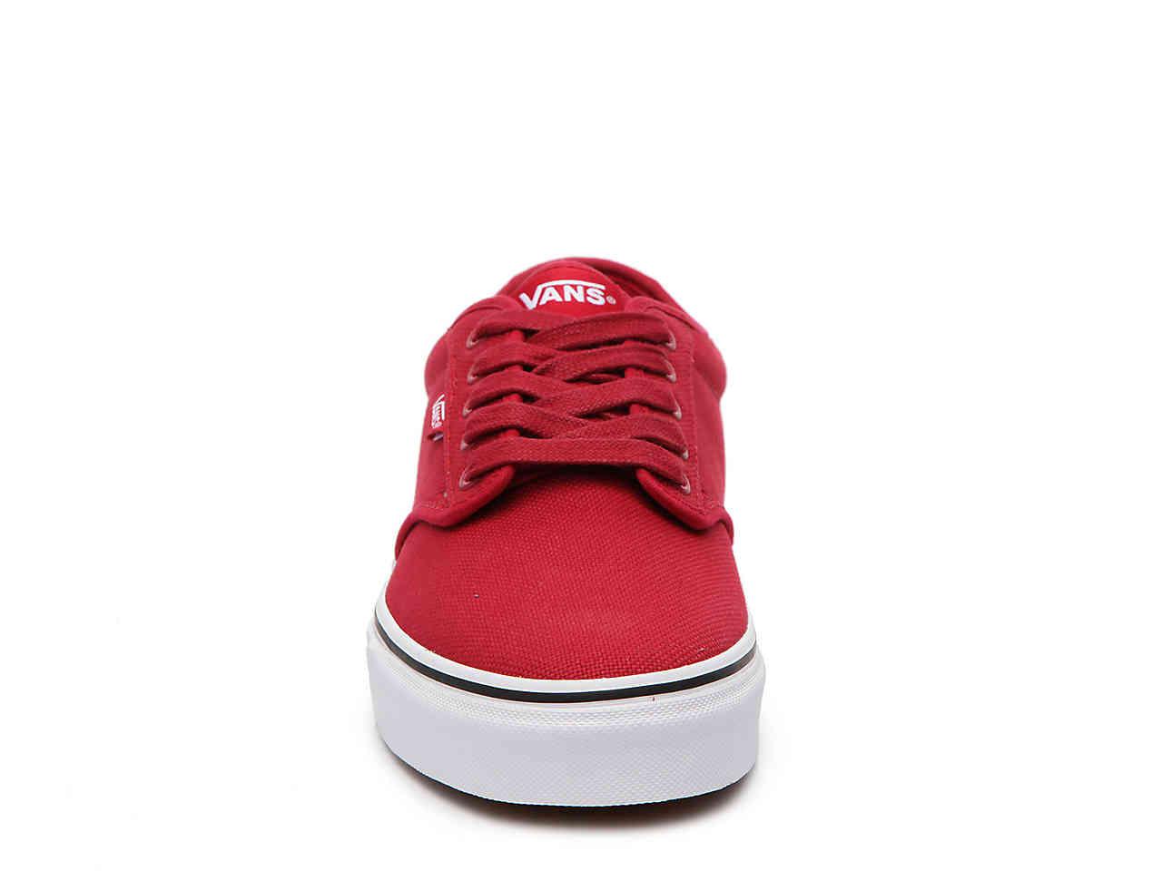 Vans Canvas Atwood Deluxe Sneaker in Red for Men | Lyst