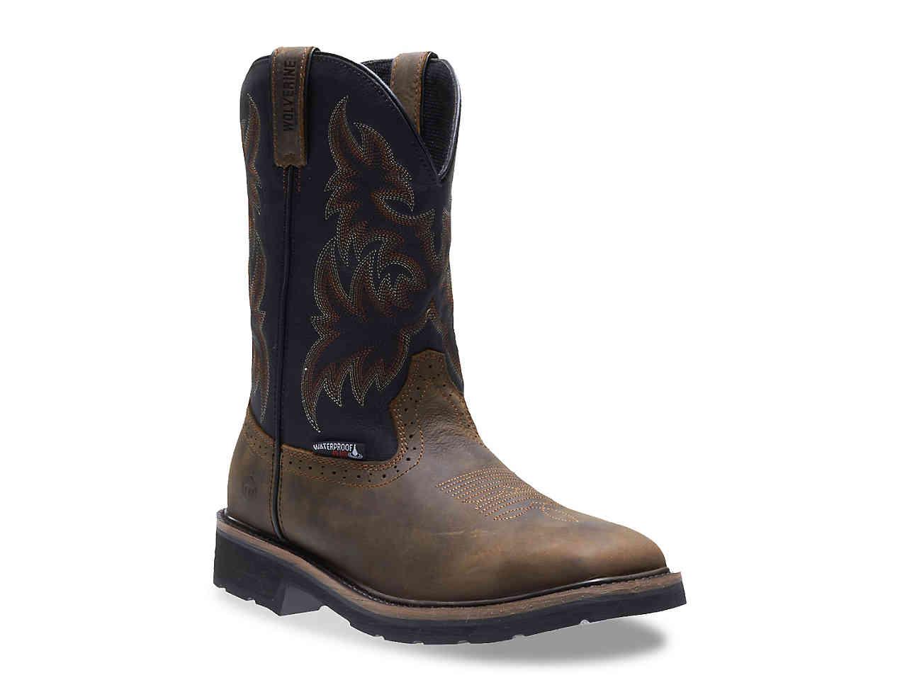 wolverine rancher boots soft toe