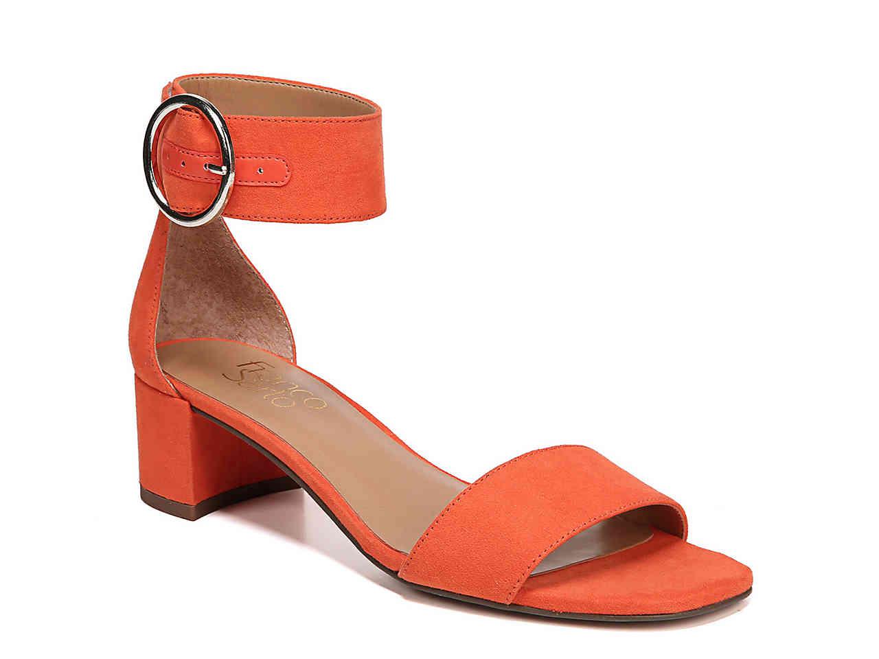 franco sarto red sandals
