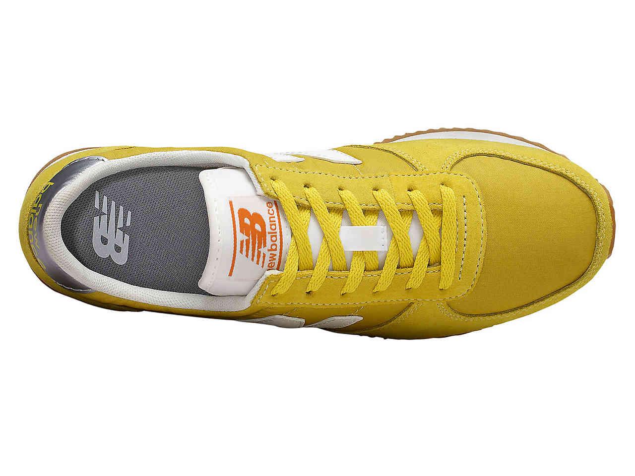 New Balance Suede 220 Sneaker in Mustard Yellow/White (Yellow) | Lyst