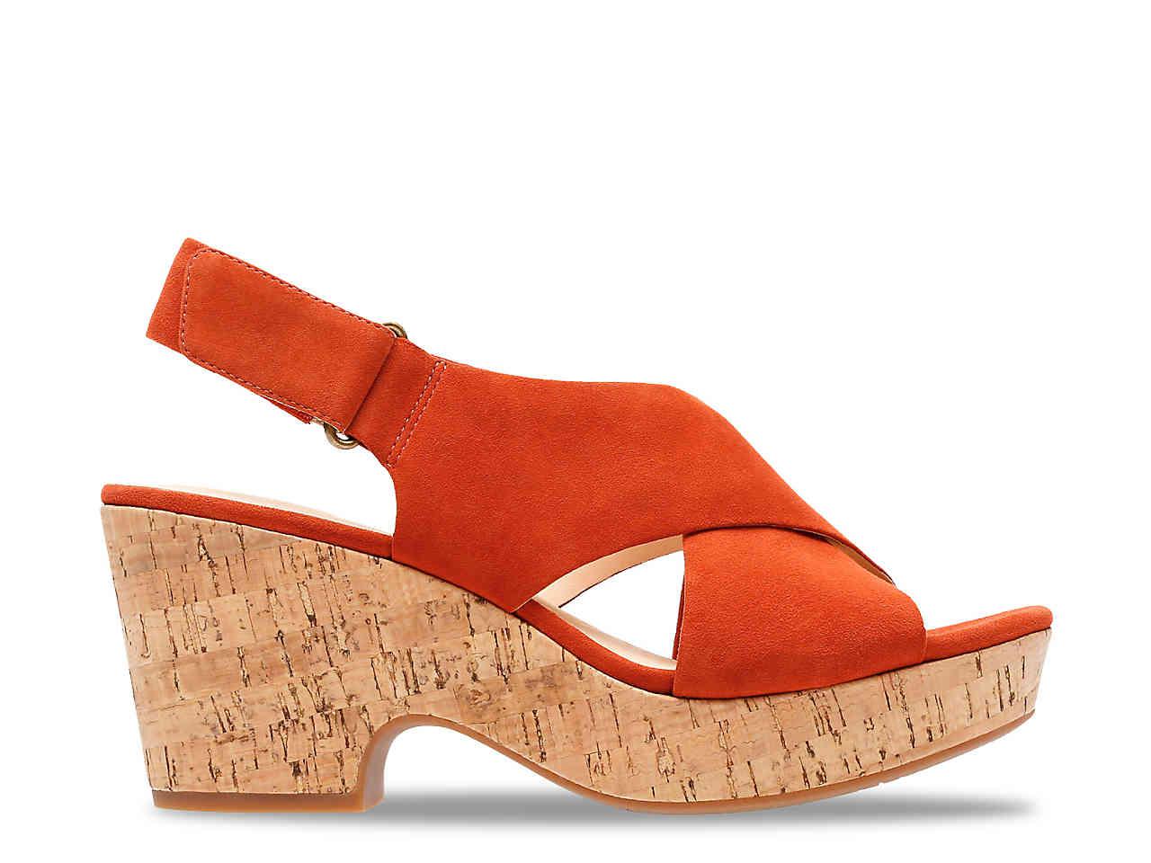 clarks maritsa lara orange