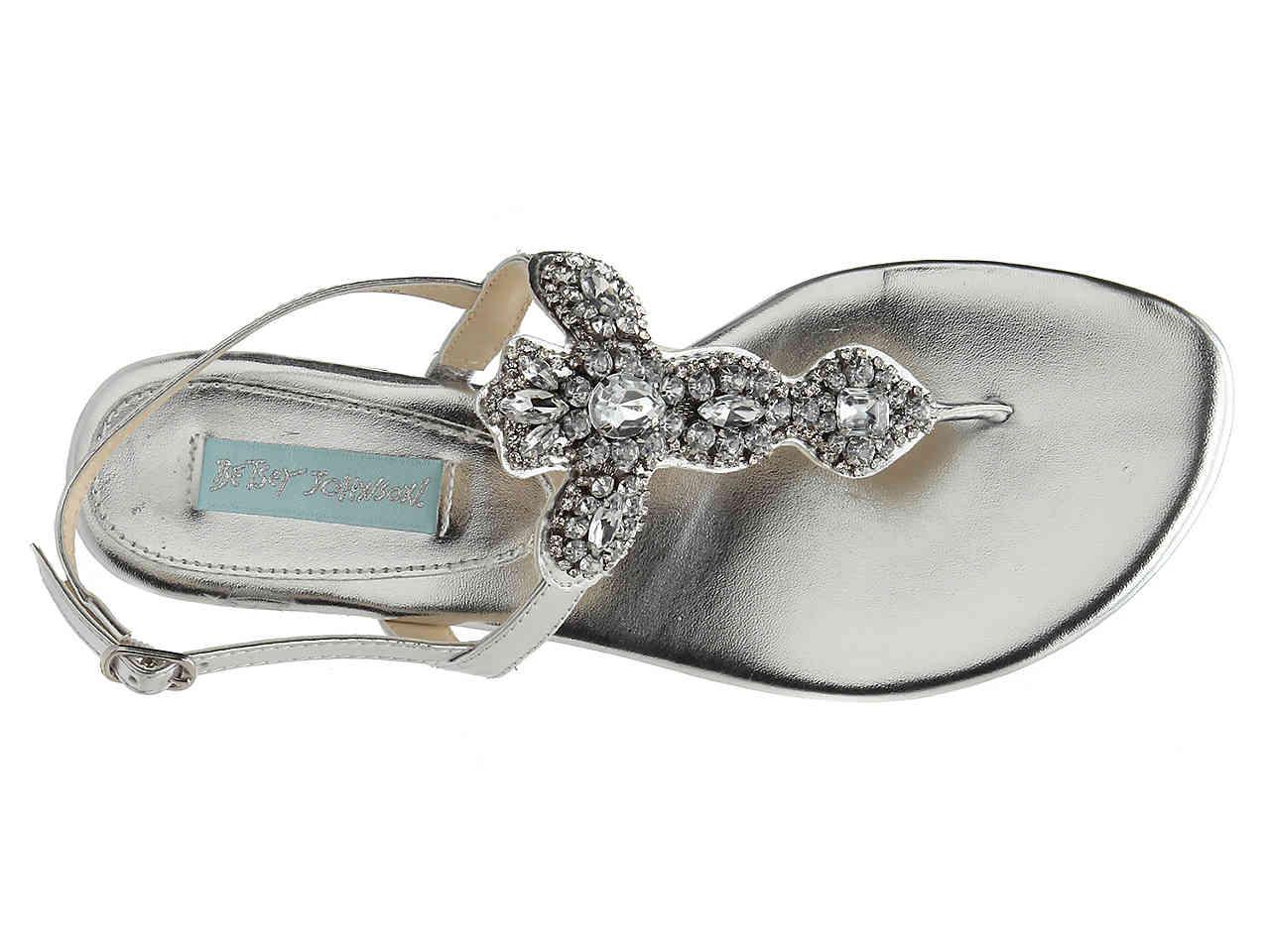 betsey johnson genie flat sandal