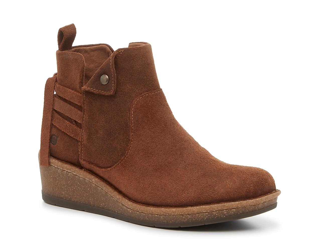 Born Varas Wedge Bootie in Brown Lyst