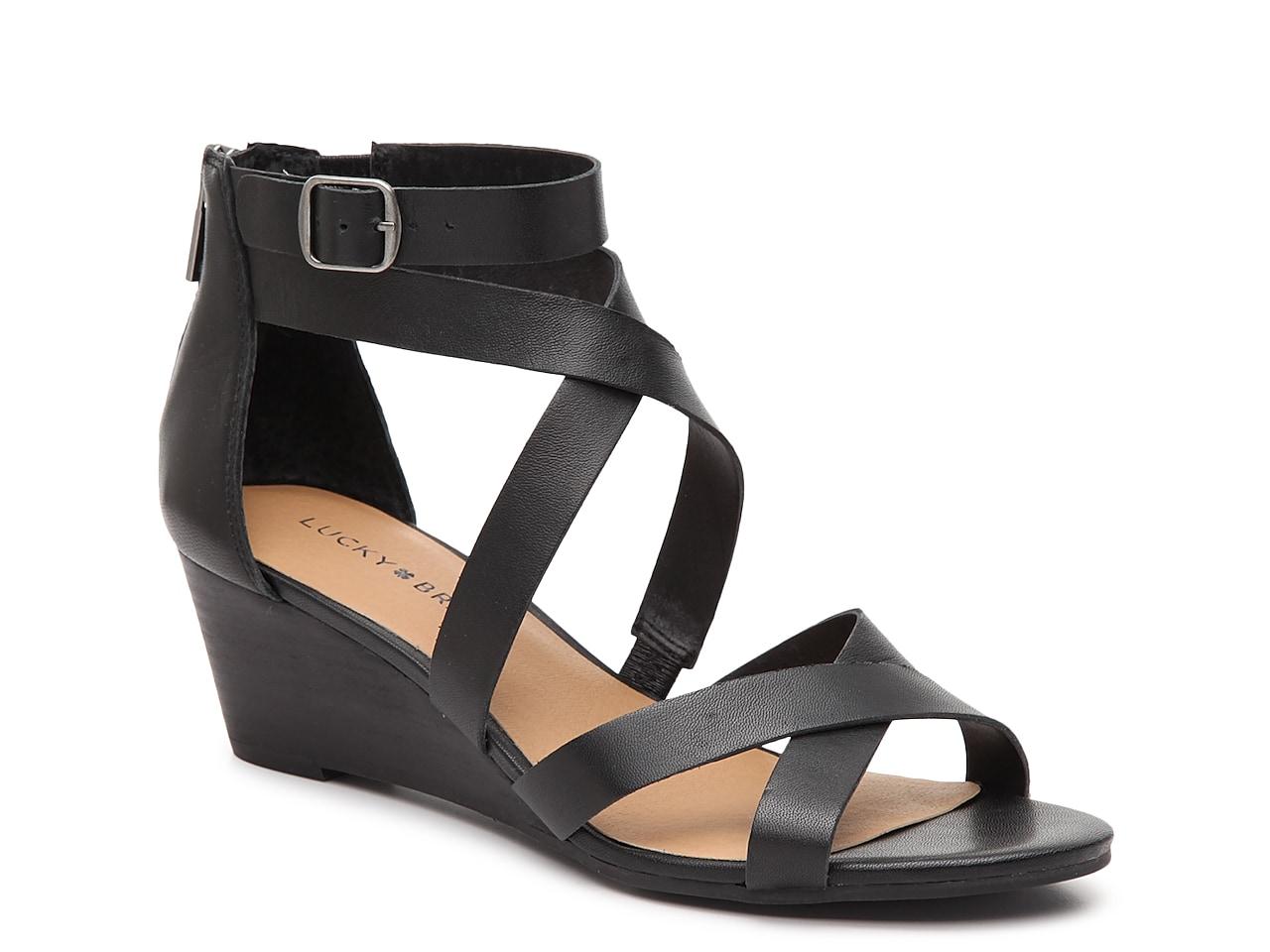 lucky brand wedges black