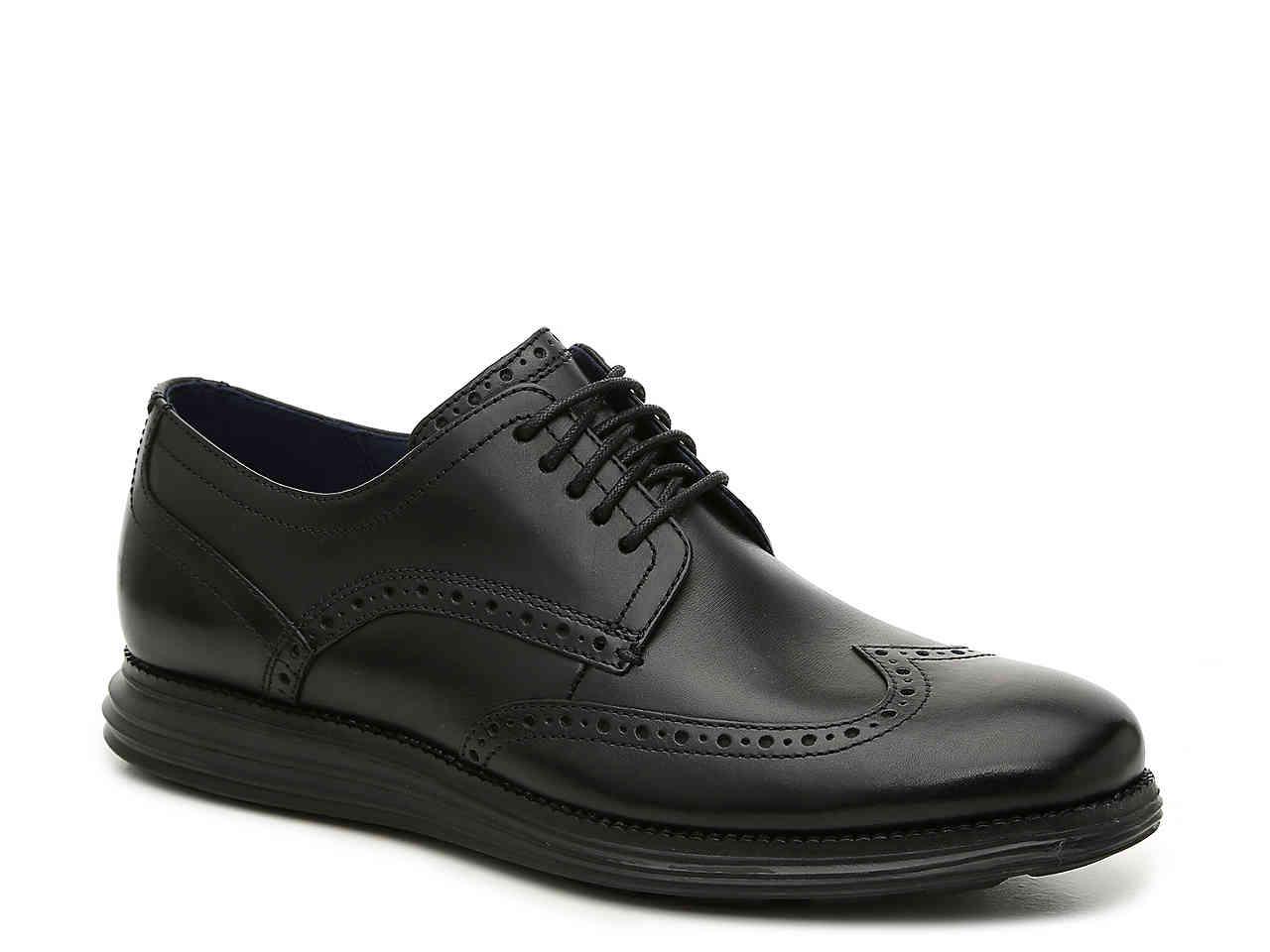 cole haan feathercraft grand wingtip oxford