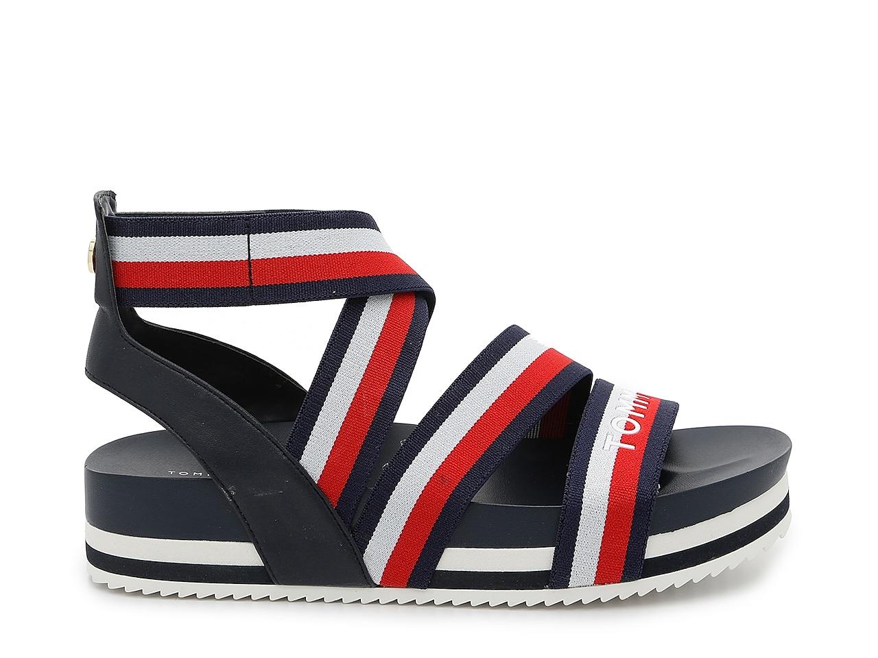 tommy hilfiger belgian wedge sandal