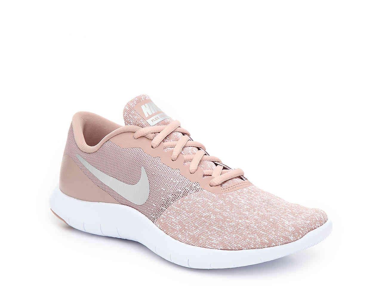 Nike Synthetic Flex Contact Lightweight Running Shoe in Dusty Pink (Pink) |  Lyst