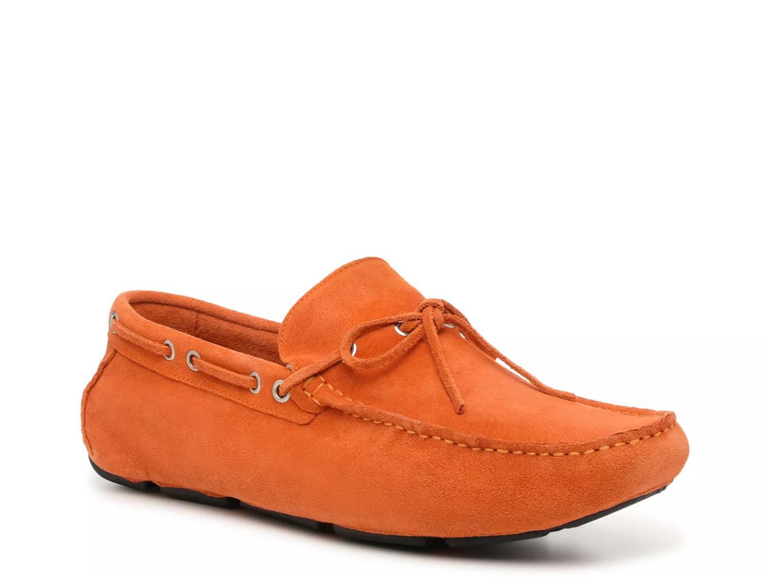 NWOT Mercanti Fiorentini Orange Suede Loafers Mercantile Florentini Suede Flat Loafers 6.5 | Mercari main image 4