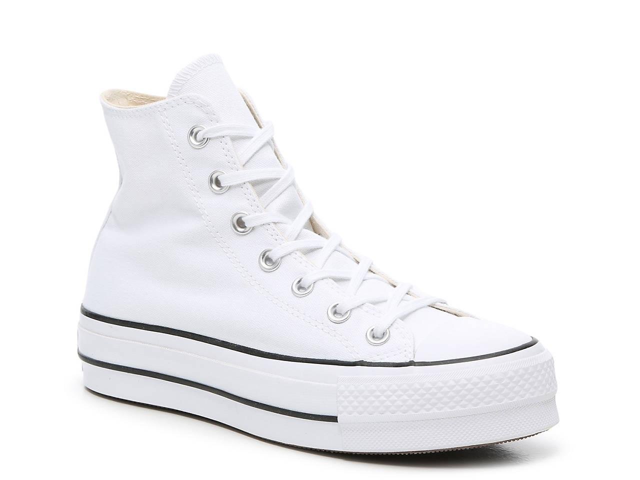 Converse Canvas Chuck Taylor All Star Platform High Top Sneaker In