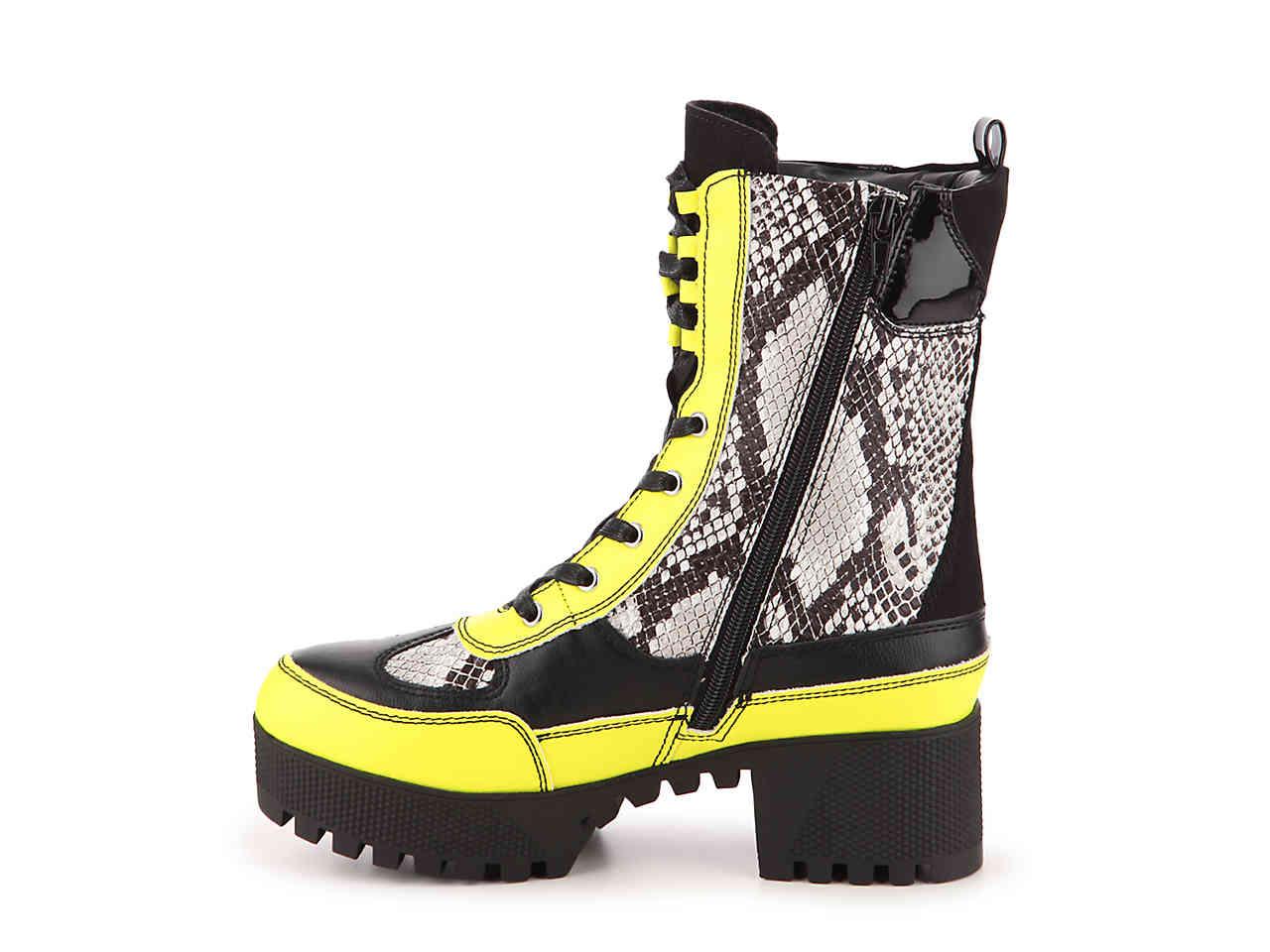 bamboo powerful platform combat boot